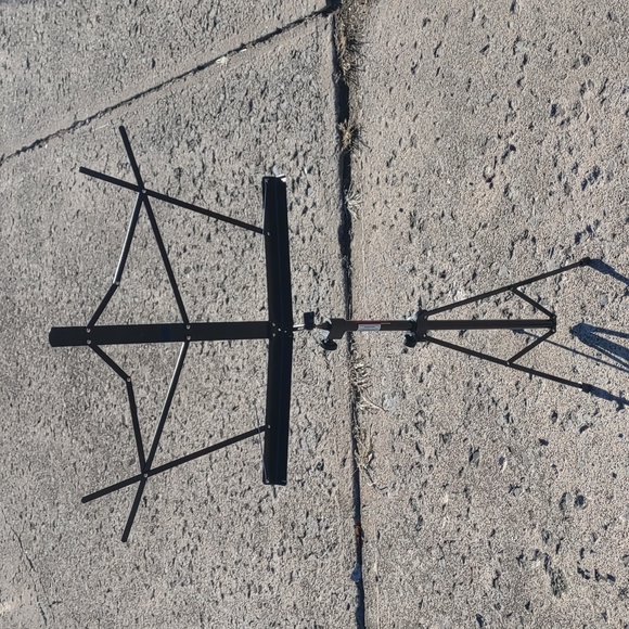 Sheet music stand foldable portable travel with tote bag metal tripod On Stage - Picture 1 of 12